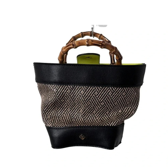 NWT | Call it Spring | Baewatch Bamboo  Handle Bucket Bag - Picture 1 of 7